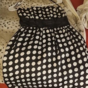 Black and White Polka Dot Dress